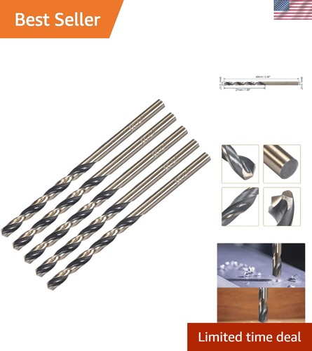5pcs straight shank twist - straight,