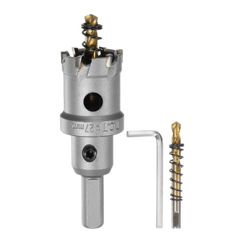 Carbide hole saw kit - kit, 27mm