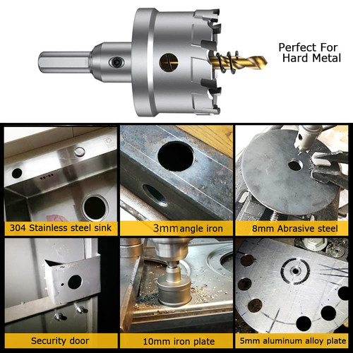 Tungsten carbide tipped hole - tungsten,
