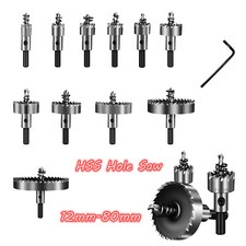 12mm - 80mm HSS Hole Saw Drill