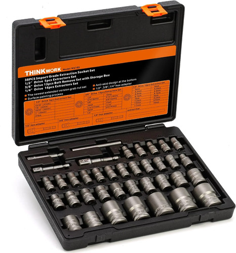 Pcs bolt extractor kit - 38,