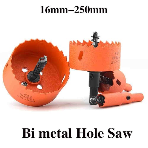 Metal hole saw 16mm 250mm - hole, 16mm-250mm