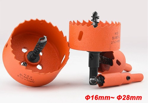 φ16mm φ28mm metal hole - Φ28mm, bi-metal